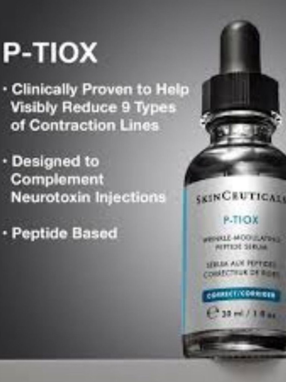 SkinCeuticals P-TIOX Anti-Aging Peptide Serum – 1oz/30ml, Brand (pack of 2) - Picture 3 of 5